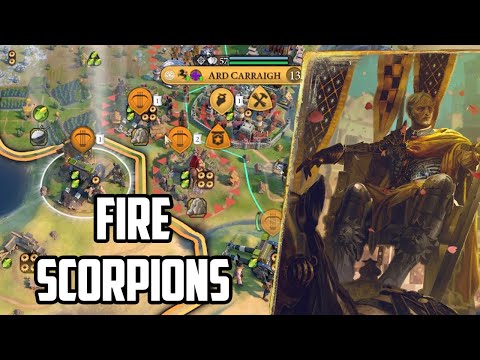 Nilfgaard Fire Scorpions OBLITERATE Cities - Civ 6 Witcher Mod Spotlight