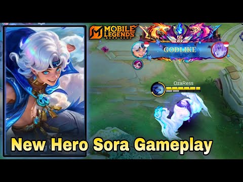 New Hero Sora Gameplay - Mobile Legends Bang Bang 