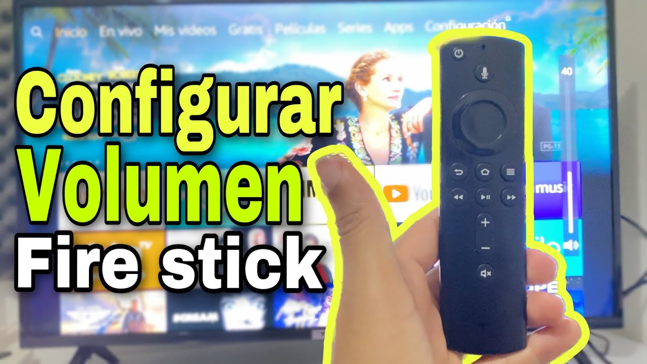 cómo configurar el Volumen en FIRE TV STICK (4K, lite Todo Los Modelos)