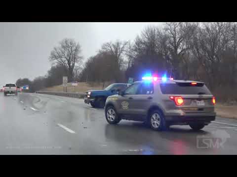 01-17-2020 Kansas City Icy Conditions and Car Wreck