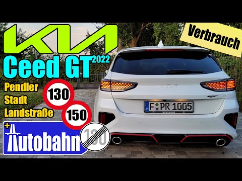 Real-Verbrauch Kia Ceed GT DCT7 (204 PS) MJ 2022 - Pendler Stadt Landstraße Autobahn WLTP Berechnung