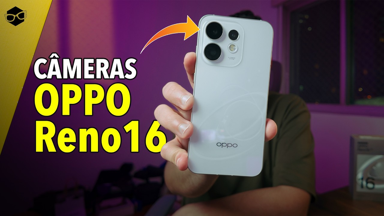 Miniatura da avaliação em vídeo de Smartphone Oppo Reno 16 5G 256GB 24GB RAM Violeta Crepúsculo