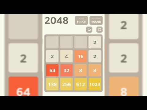 Video 2048 game