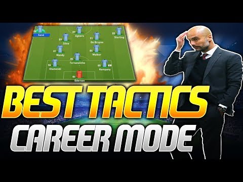 BEST CAREER MODE TACTICS - PEP GUARDIOLA TACTICS - FIFA 19