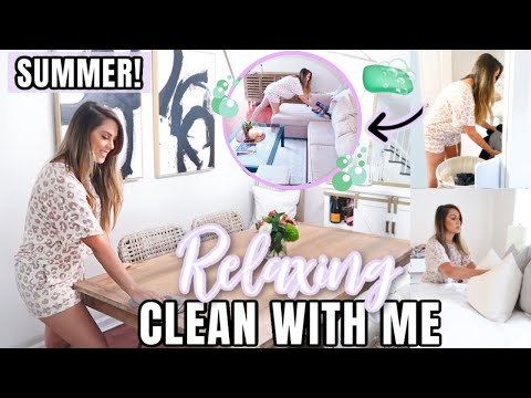 RELAXING CLEAN WITH ME SUMMER 2020 | EXTREME WHOLE HOUSE CLEANING MOTIVATION | SPEED CLEANING