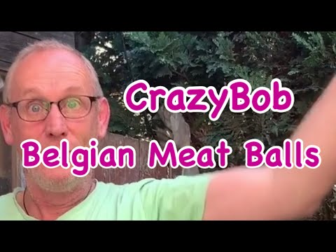 How To Make Meatballs | Belgium Style | CrazyBob the Chef