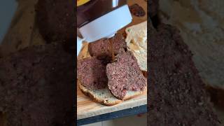 Welsh Faggot Sandwich with Brown Sauce #food #cooking #short #tasty #airfryer