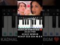 KADHALAR DHINAM BGM ️ EASY PIANO TUTORIAL WITH NOTES A R Rahman Piano Tamil Arrahman