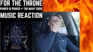 POWER IS POWER+TOO MANY GODS Asap rocky, SZA, Joey badass, Travis scot FOR THE THRONE MUSIC REACTION
