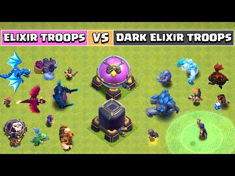 Elixir Troops Vs Dark Elixir Troops [PART-2] | Clash of Clans