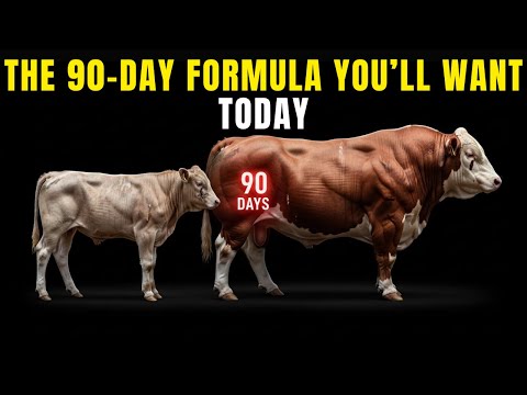 How They Fatten Cattle in Just 90 Days