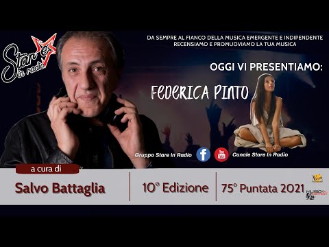 75°puntata di Stare in Radio del 2021. Federica Pinto, presenta il nuovo singolo "Io te vurria vasà"