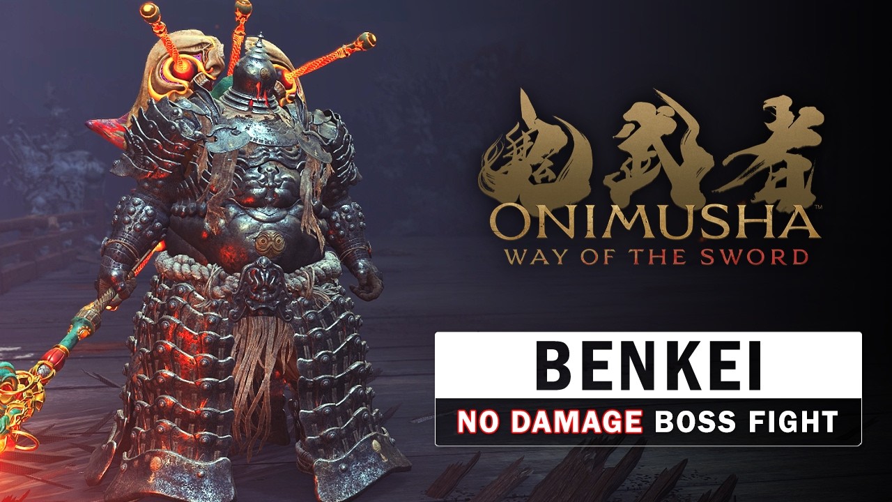 Onimusha: Way of the Sword - Benkei Boss Fight (No Damage)