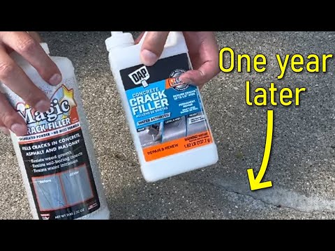 Comparing Concrete Crack Repairs 1 Year Later