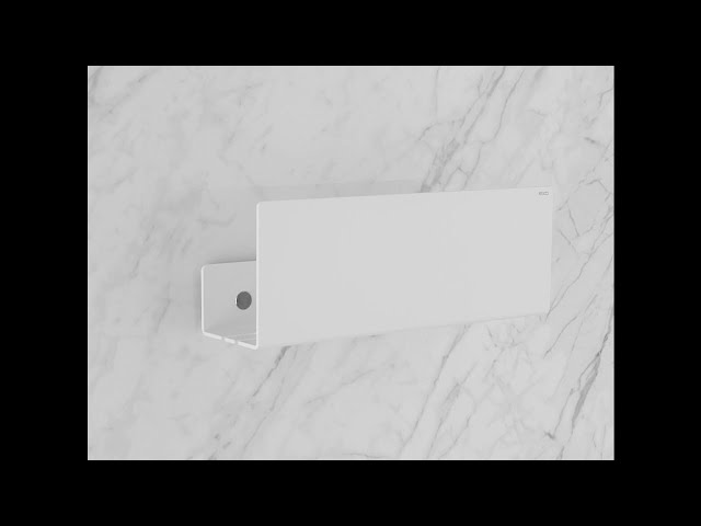 Video Teaser für KEUCO Montagefilm kleben Duschablage weiß