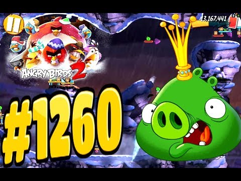 Angry Birds 2-Cobalt Plateaus Piggymanjaro King Pig Level-1260 Three Star Walkthrough