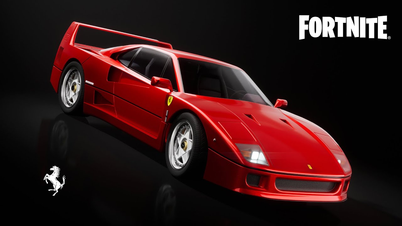 Ferrari F40 arrives in Fortnite