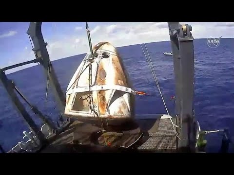 Retour sur Terre réussi pour la capsule spatiale Dragon