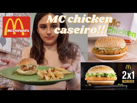 MC CHICKEN do Mc donalds caseiro!! ( como fazer)