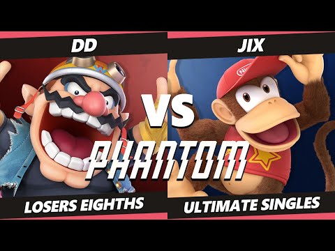 Phantom 2022 Top 8 - DD (Wario) Vs. Jix (Diddy Kong) SSBU Ultimate Tournament