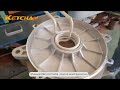 Induction Heating Of Aluminum Bearing Inner Bore For Hot Installation Removal