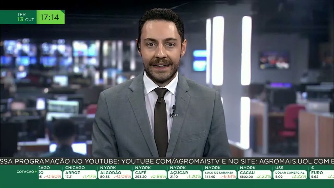 Conexão BandNews TV e Jornal Agromais desta terça-feira (13/10)