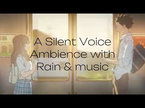Kensuke Ushio - A Silent Voice Ambience (slowed ost + rain sounds)