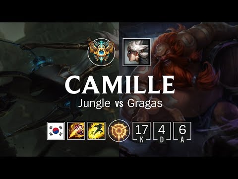 Camille Jungle vs Gragas - KR Challenger Patch 8.22