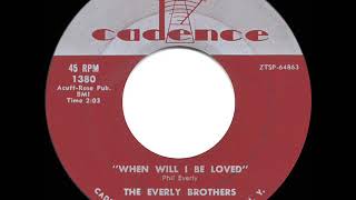 1960 HITS ARCHIVE: When Will I Be Loved - Everly Brothers