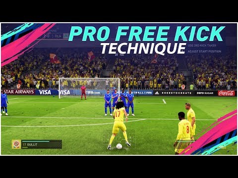 FIFA 19 NEW OVERPOWERED FREE KICK TECHNIQUE TO SCORE EVERYTIME - FIFA 19 FREE KICKS TUTORIAL