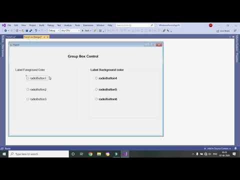 13 Visual C | GroupBox Control | Hindi