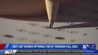 ACT, SAT scores optional for UT through fall 2025