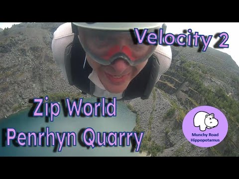 My Epic Ride on Velocity 2 at Zip World Penrhyn Quarry - The Fastest Zipline in the World!