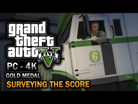 GTA 5 - Mission #49 - Surveying The Score [Gold Medal - 4K 60fps] #gta #gta5 #gaming #ps5 #gta6