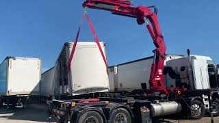 A-Trailer Recovery Using 43TM Effer Crane | Red Tow Heavy Recovery Melbourne (Part 2)