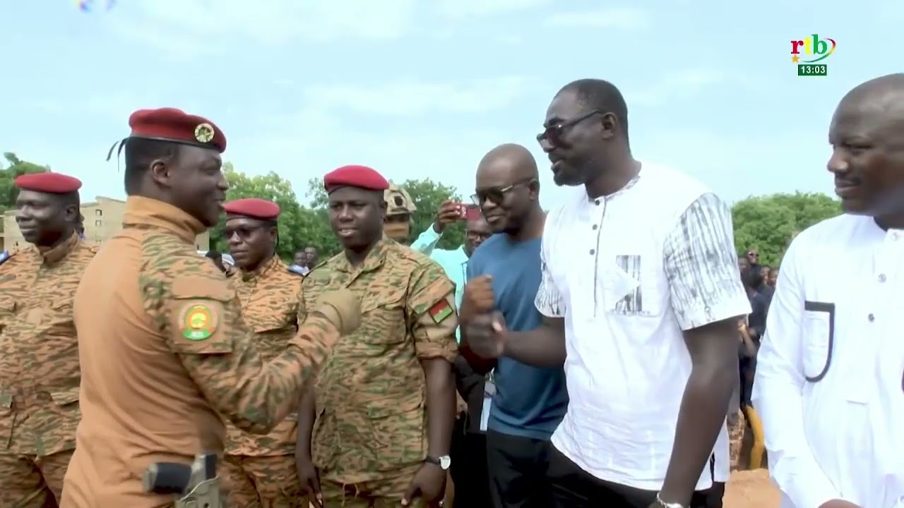 Le Capitaine Ibrahim Traoré a procédé à l’inauguration du barrage de Pô Kapro