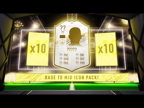 10x ICON PACKS! WE PACK A MASSIVE MID ICON!!! FIFA 21 ULTIMATE TEAM
