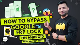 How To Bypass Google FRP Lock On Any Android Phone after factory reset (2023) Samsung FRP Bypass
