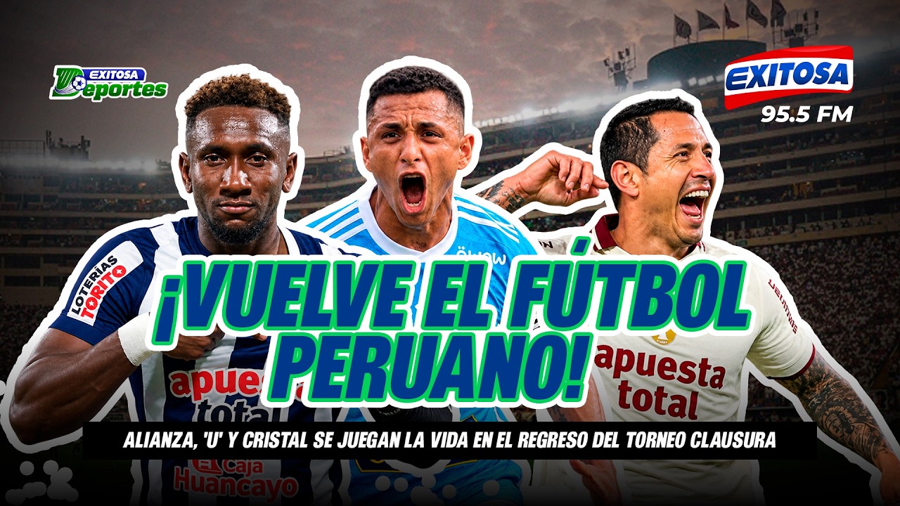 EXITOSA DEPORTES ⚽ con ÓSCAR PAZ, JEAN RODRÍGUEZ Y CARLOS PANEZ - 09/10/26