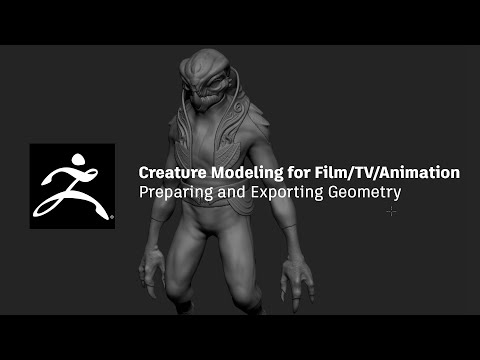 3D Creature Modeling for film with Maya and ZBrush - Lesson 6 / 15