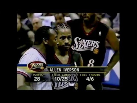 76ers' 26-6 run vs Bucks (2001) NBA Playoffs