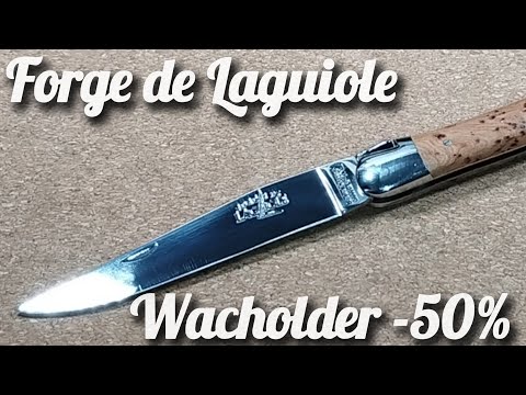 Forge de Laguiole juniper polished at a budget price - 50% - beautiful classic folding knives