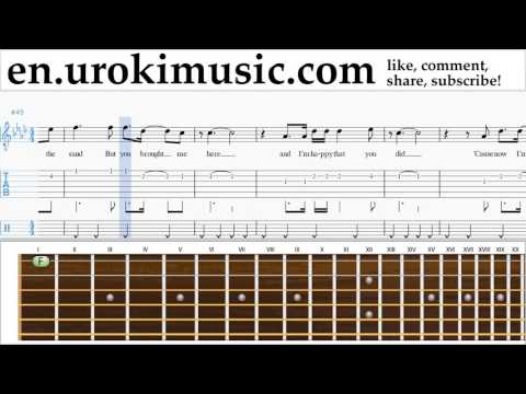 Guitar lessons Miley Cyrus - Malibu Sheet Music Tutorial Part#2 um-i352