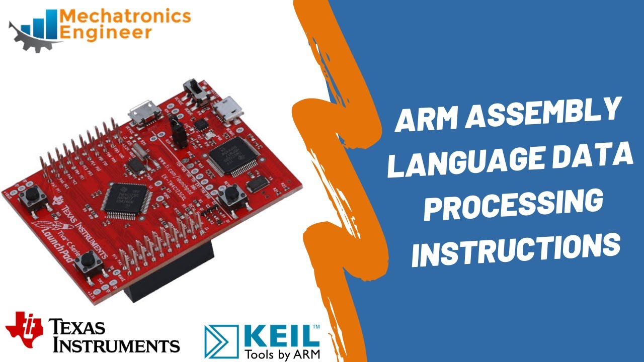 ARM Assembly Language Data Processing Instructions
