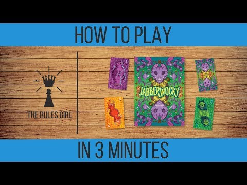 How to Play Jabberwocky: Borogoves in 3 Minutes - The Rules Girl