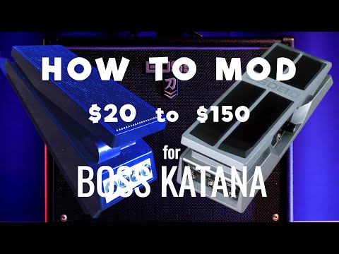 HOW TO MAKE DIY EXPRESSION PEDAL FROM $20 to LIKE Boss FV 500H FOR $150 FOR BOSS KATANA AND OTHER
