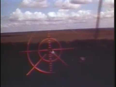 UH -1 Huey Gunship in Vietnam in Action