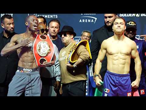 Richardson Hitchins vs Oscar Duarte - HEATED Weigh In & Face Off Video