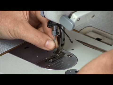 How to change a industrial sewing machine needle