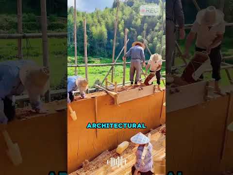 Rammed earth house building is a genius invention